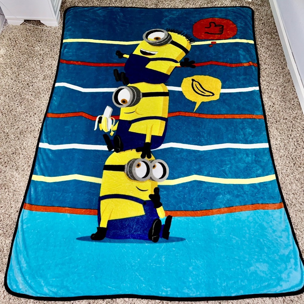 Minions Twin Size Fleece Blanket